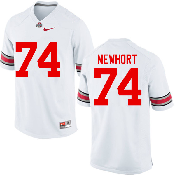 Men Ohio State Buckeyes #74 Jack Mewhort College Football Jerseys Game-White